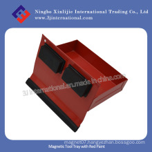 Magnetic Tool Tray with Red Paint
